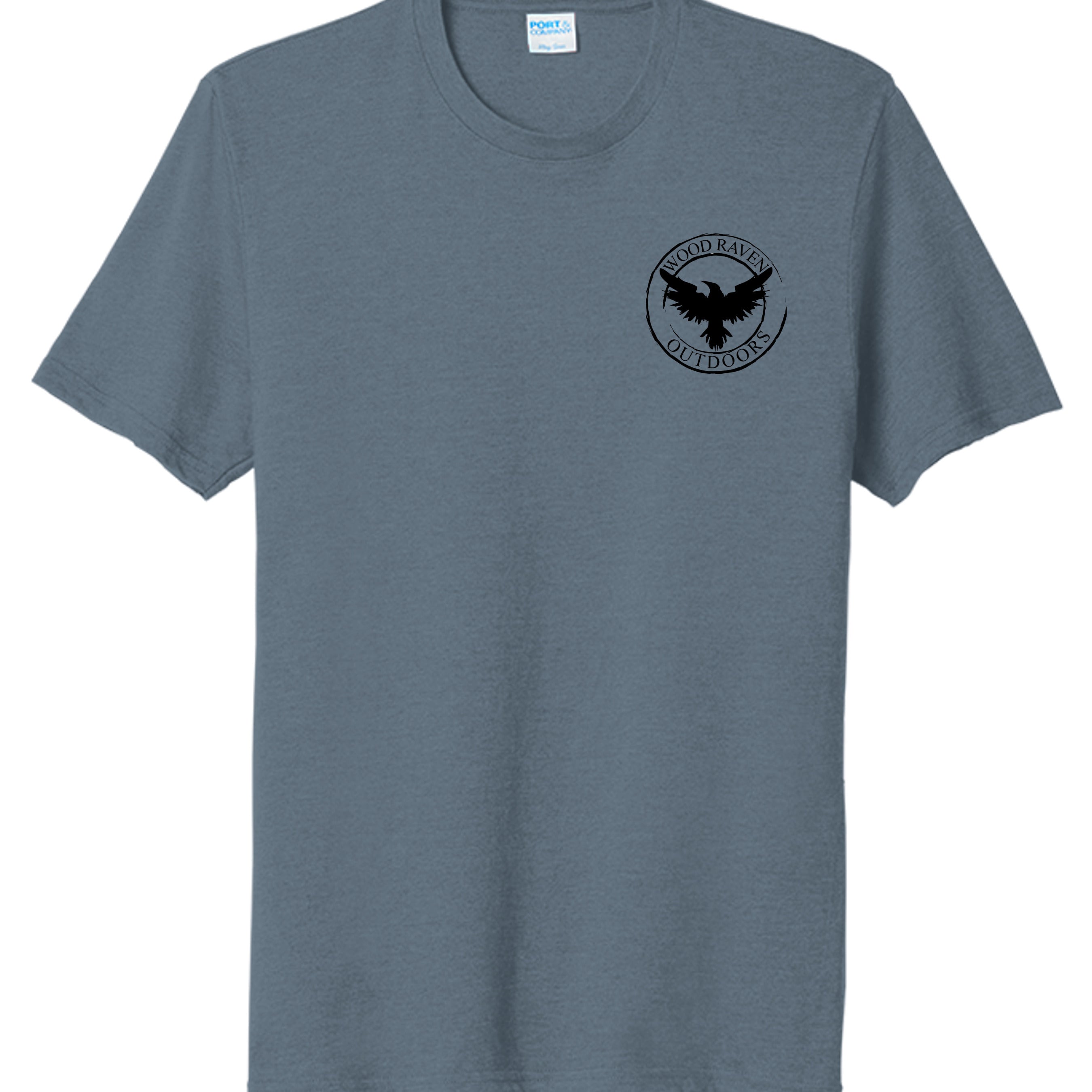 Steel Blue Heather - PC330 - FRONT