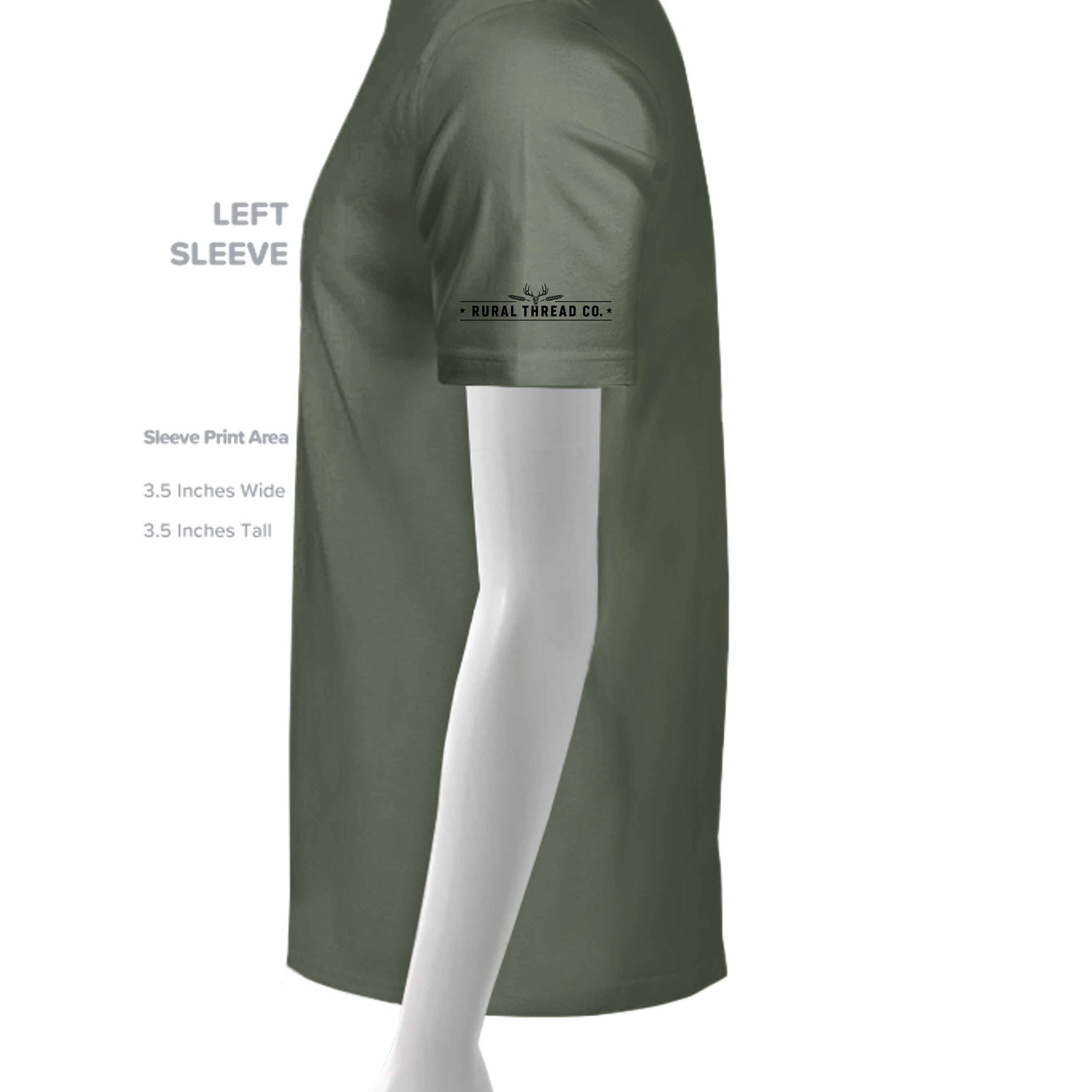MILITARY GREEN - G200 - SLEEVE_LEFT